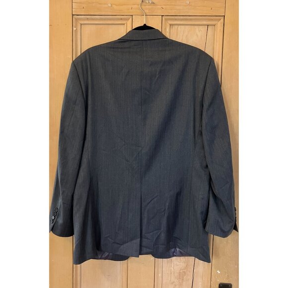 Lauren Ralph Lauren Mens Herringbone Wool Blazer Jacket Size 42R Gray AN EXC - Picture 7 of 12